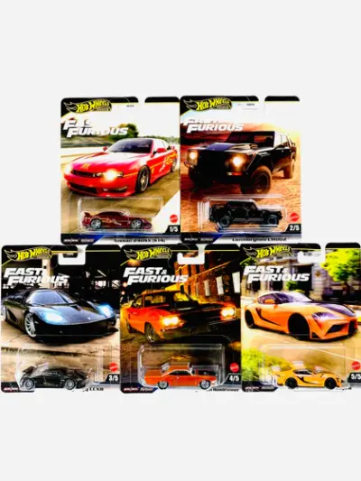 Fast & Furious (Set of 5 Cars)