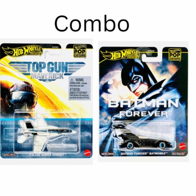 COMBO PACK (Top Gun F/A-18E Super Hornet,Batman Forever Batmobile )